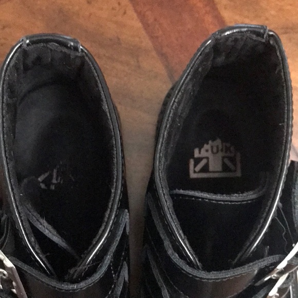 T.U.K 3-buckle Pointed Creepers Platforms boots - Picture 10 of 16